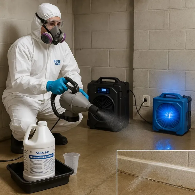 Sanitization and Odor Removal process in Highlands, NJ
